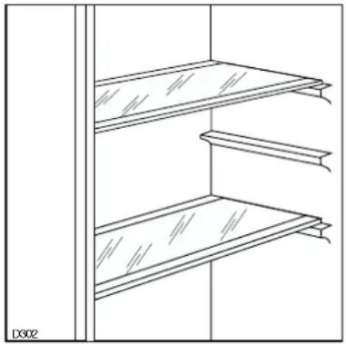 ELECTROLUX ERN 16500 - Tablettes amovibles - 1