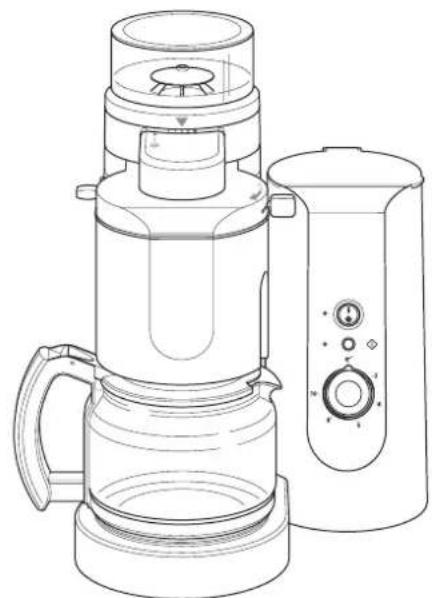 ELECTROLUX EKAM 80 - Coffee maker with integrated Coffee Mill - 1