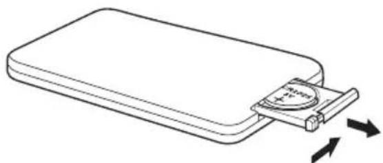 TOSHIBA SBK1 - Auswechseln der Batterie - 1