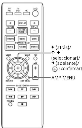 SONY SAWCT370 - Ajuste de la configuración - 2