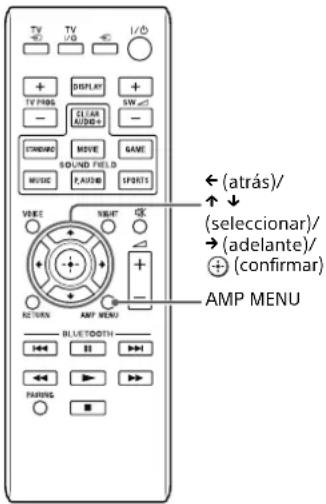 SONY SAWCT370 - Ajuste de la configuración - 1