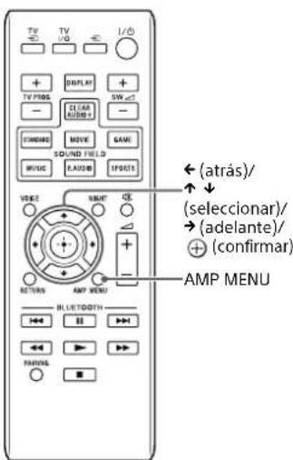 SONY SAWCT370 - Ajuste de la configuración - 3