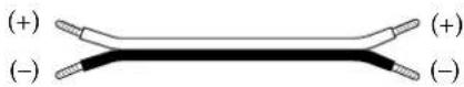 SONY SAF11 - Speaker connecting cords (2) (supplied) - 1