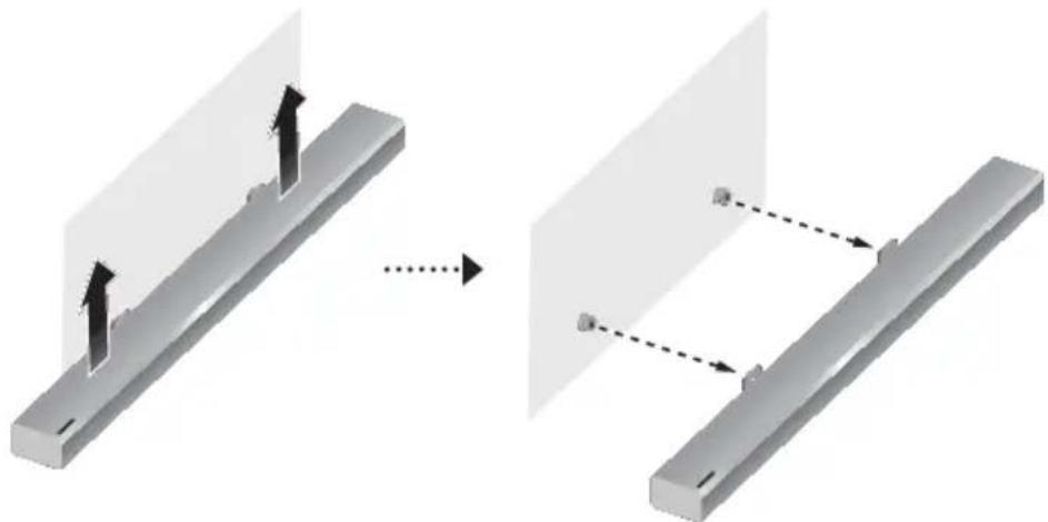 SAMSUNG HWK950 - RETRAIT DE LA SOUNDBAR DU MUR - 1