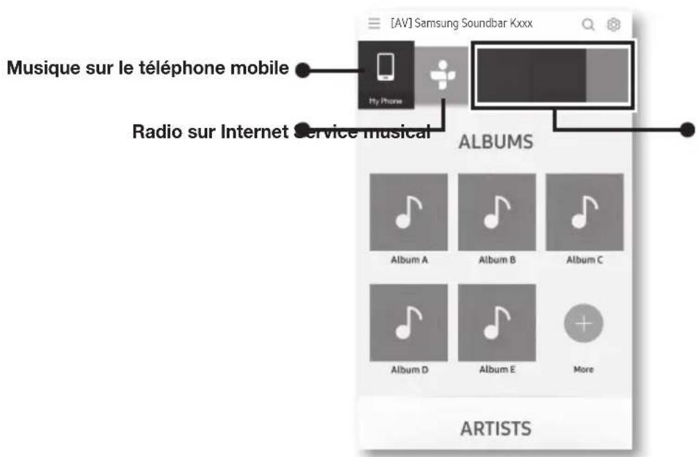 SAMSUNG HWK950 - ▶Lancement de l'application Samsung Multiroom - 2