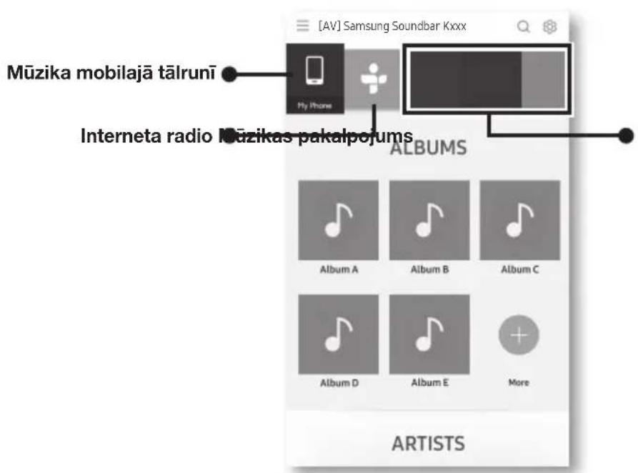 SAMSUNG HWK950 - ▶ Lietotnes Samsung Multiroom palaišana - 2