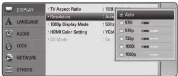 PIONEER SBD616SB - Resolution Setting - 1