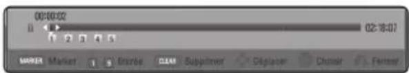 PIONEER SBD616SB - Suppression d'un repère - 1