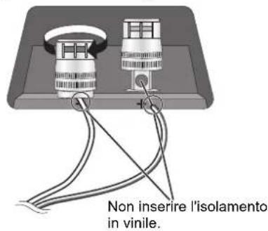 TECHNICS SBC700E - Collegamento dei cavi degli altoparlanti - 4