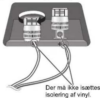 TECHNICS SBC700E - Tilslutning af højttalerkabler - 4