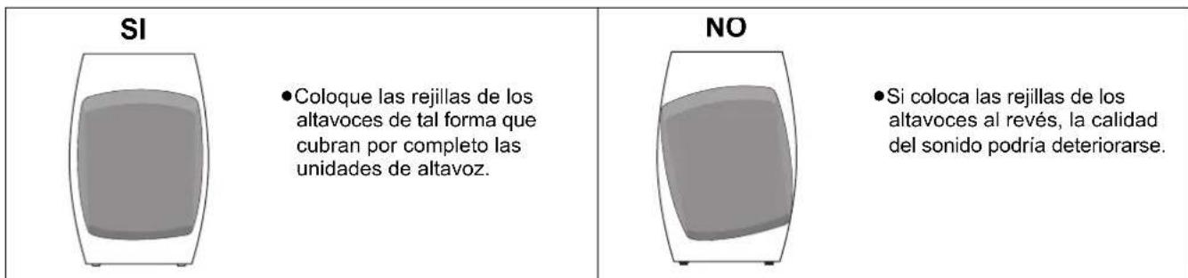 TECHNICS SBC700E - Colocar las revillas de los altavoces - 2