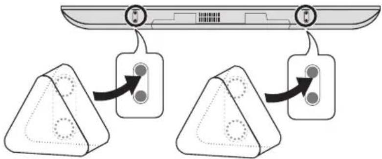 TECHNICS SBT200 - Uso de la base suministrada - 2