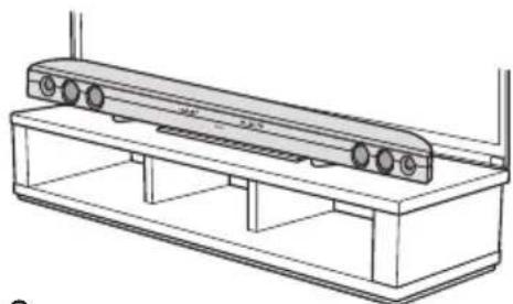 TECHNICS SBT200 - Using the supplied stand - 3