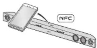 TECHNICS SBT200 - Appairage NFC avec un appareil compatible Bluetooth - 1