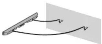 TECHNICS SBT200 - ■ Installazione della soundbar - 5