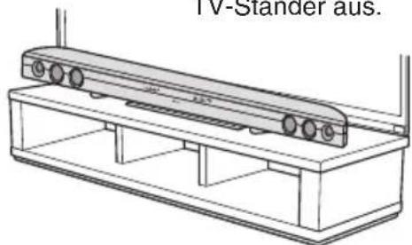 TECHNICS SBT200 - Verwendung des mitgelieferten Standfußes - 3