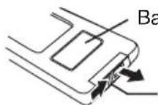 TECHNICS SBT200 - Battery installation - 1