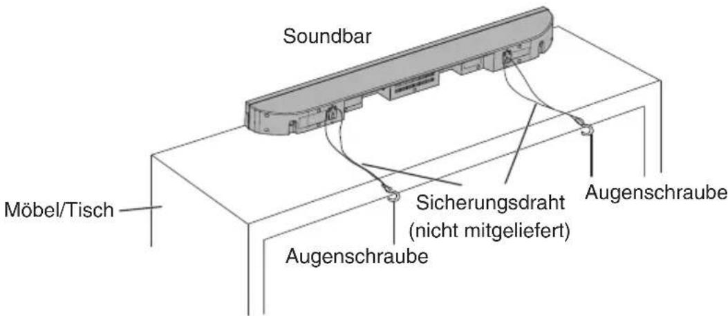 TECHNICS SBT200 - Vermeiden des Herunterfallens - 2
