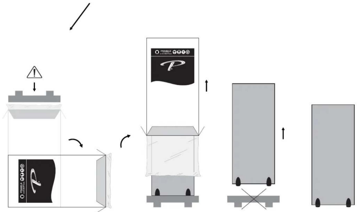 Paradigm Studio 60 - INSTRUCTIONS DE DÉBALLAGE (figures) - 2