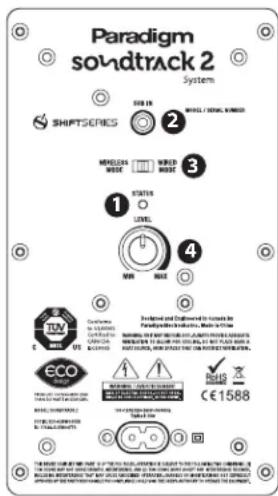 Paradigm Soundtrack 2 System - SETTING UP THE SUBWOOFER - 1