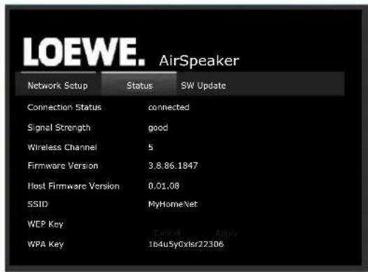 LOEWE AirSpeaker ID - Impostazioni di rete - 1