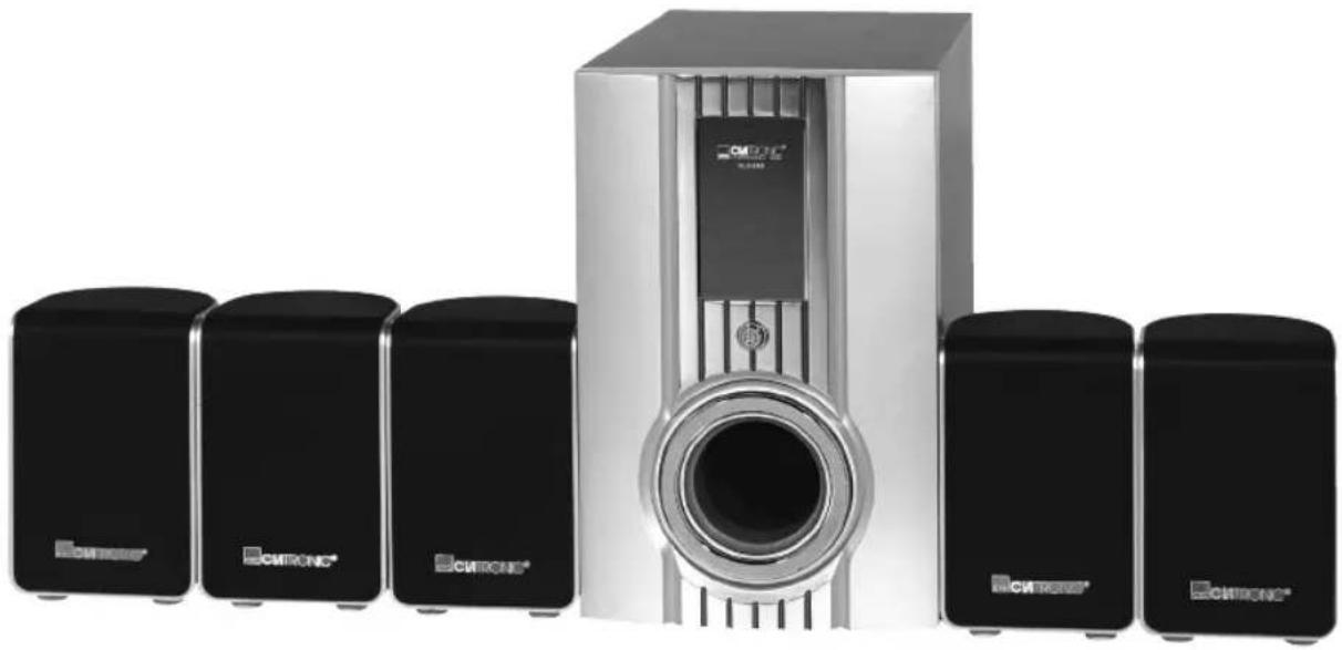 CLATRONIC SLS 693 - Funk-Surround-Lautsprechersystem - 1