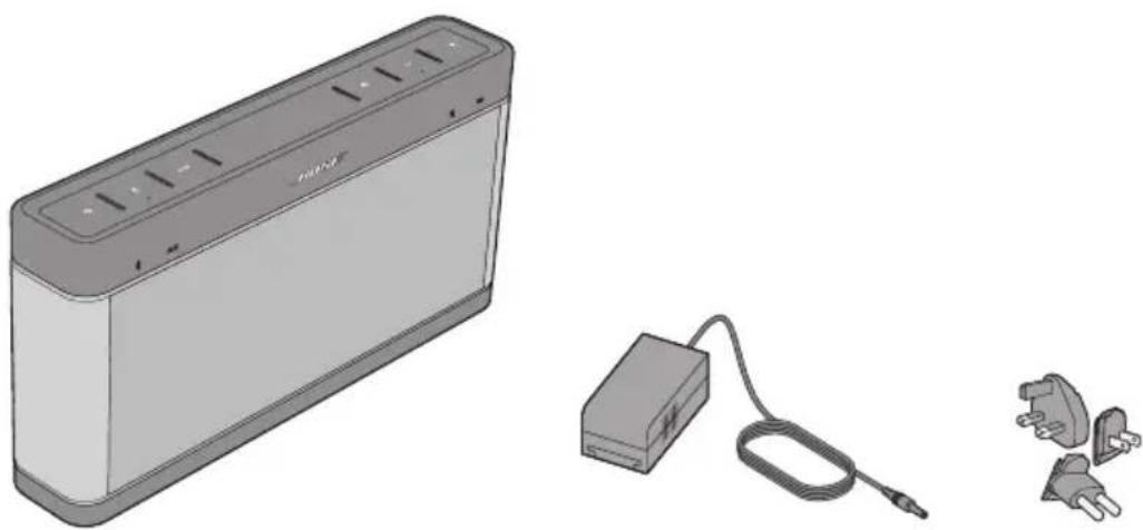 BOSE SoundLink Bluetooth speaker III - 付属品の確認 - 1