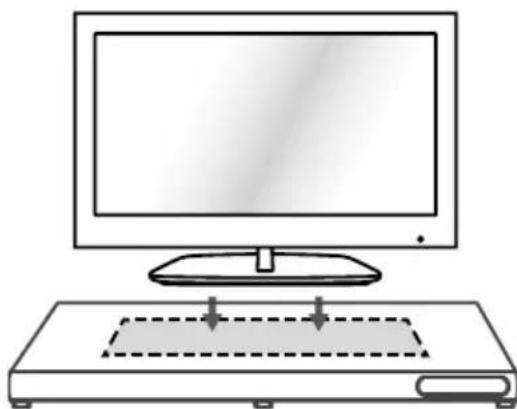 MEDION LIFE E67025 MD 84955 - Poser un téléviseur ou un moniteur sur la base enceinte TV - 1