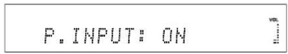 YAMAHA HTY7030 - Instellen van PANEL INPUT KEY - 4
