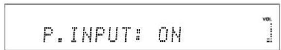 YAMAHA HTY7030 - Setting the PANEL INPUT KEY - 7