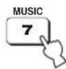 YAMAHA HTY7030 - Druk op MUSIC, MOVIE, of SPORTS om het gewenste CINEMA DSP programma te selecteren. - 1