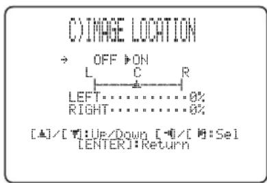 YAMAHA HTY7030 - ■ IMAGE LOCATION (Klangbildposition) - 1