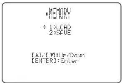 YAMAHA HTY7030 - Appuyez sur △ ∇/ pour sélectionner MEMORY, puis appuyez sur ENTER. - 2