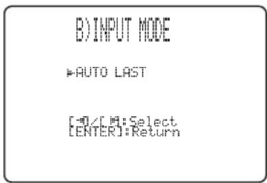 YAMAHA HTY7030 - ■ INPUT MODE (Mode d'entrée) - 1
