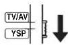 YAMAHA HTY7030 - Stellen Sie den Betriebsmoduswähler auf YSP. - 1