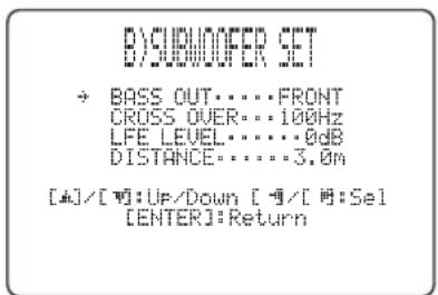YAMAHA HTY7030 - ■ SUBWOOFER SET (lågbasinställningar) - 1