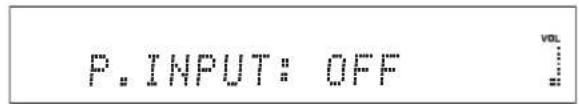 YAMAHA HTY7030 - Setting the PANEL INPUT KEY - 9