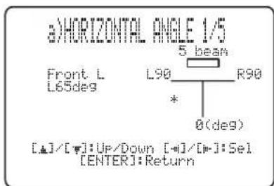 YAMAHA HTY7030 - HORIZONTAL ANGLE (Horisontell vinkel) - 2