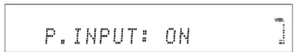 YAMAHA HTY7030 - Настройка PANEL INPUT KEY - 5