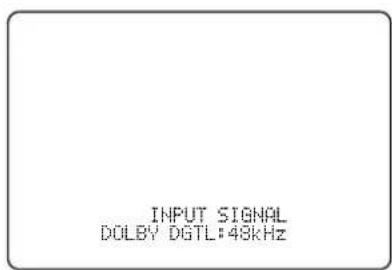 YAMAHA HTY7030 - Displaying the input source information - 4