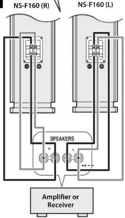 YAMAHA NSF160 - About bi-wire connection - 2