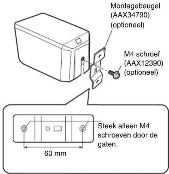 YAMAHA NSP270 - De luidsprekers installeren op in de handel verkrijgbare luidsprekerstandaarden: - 1