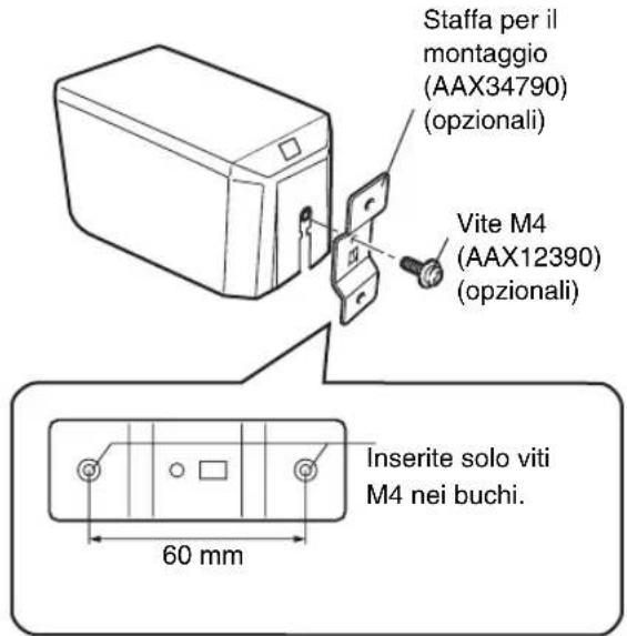YAMAHA NSP270 - Installazione dei diffusori su basi acquistate separatamente: - 1