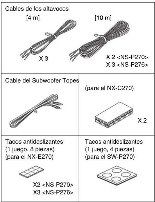 YAMAHA NSP270 - Contenido del paquete - 2