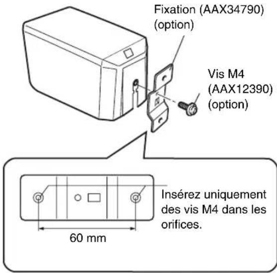 YAMAHA NSP270 - Installation des enceintes sur des pieds d'enceintes en vente dans le commerce: - 1