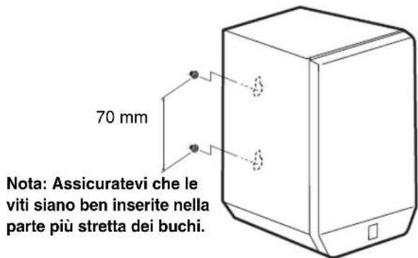 YAMAHA NSP270 - Per montare gli altoparlanti sulla parete: - 2