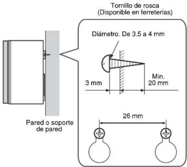 YAMAHA NSB310 - ■Para montar los altavoces en una pared con el soporte de montaje en pared - 1