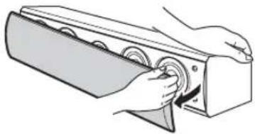 YAMAHA NSB310 - REMOVING THE FRONT COVER - 2