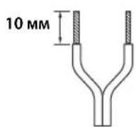 YAMAHA NSP280 - 3Плотно сплетите оголенные провода. - 1