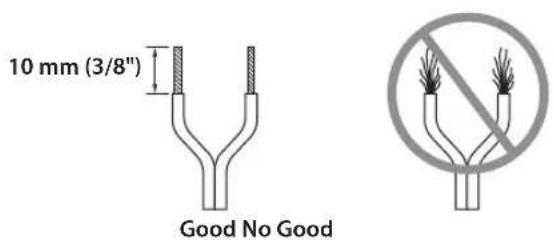 YAMAHA NSP280 - ■ Preparing the speaker cables - 1